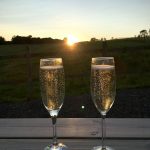 Croftjane self catering champagne glasses